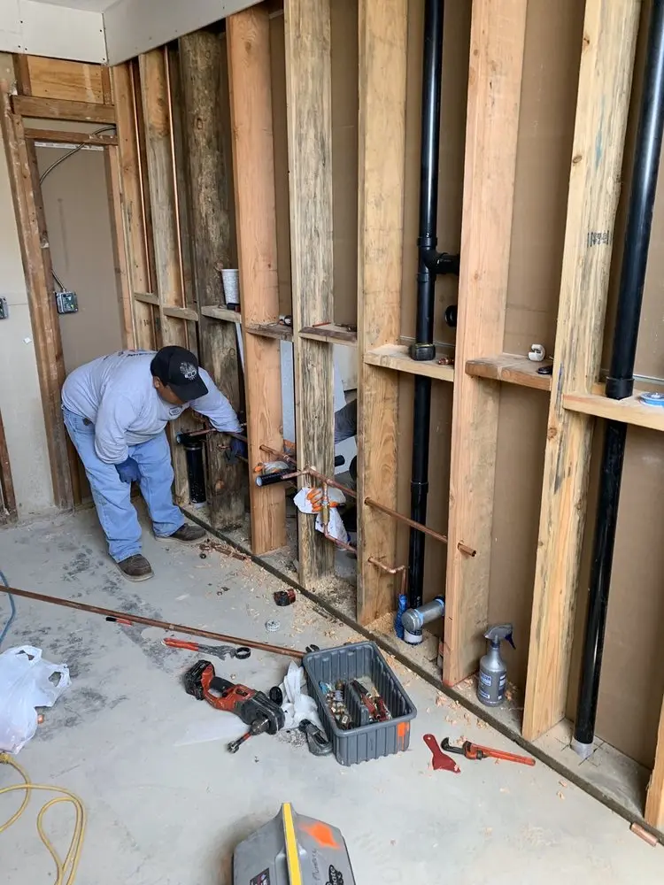 Commercial rough-in plumbing for Water Heater Replacement in Springdale